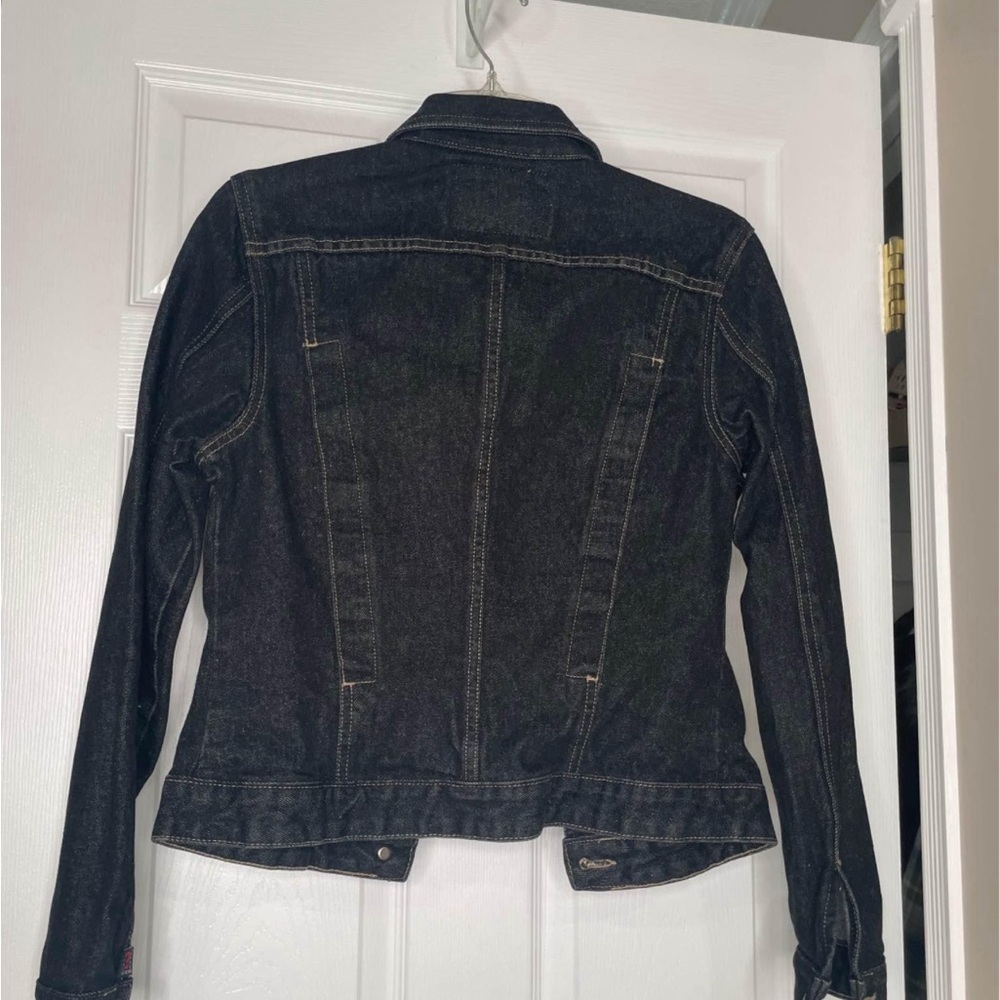 Guess black denim jacket - Picture 3 of 5